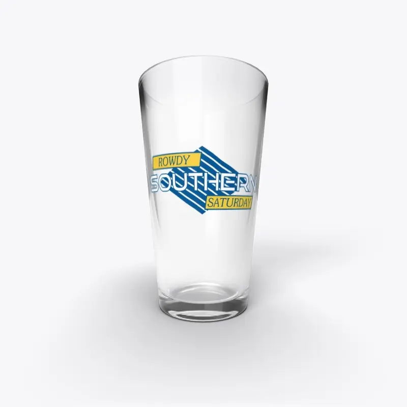 Rowdy Logo Pint Glass